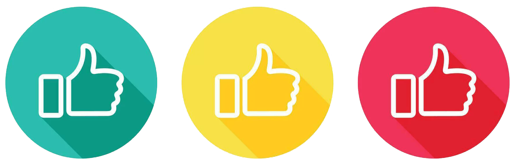Thumb Icon Representing Approval or Positive Action with Pikkol