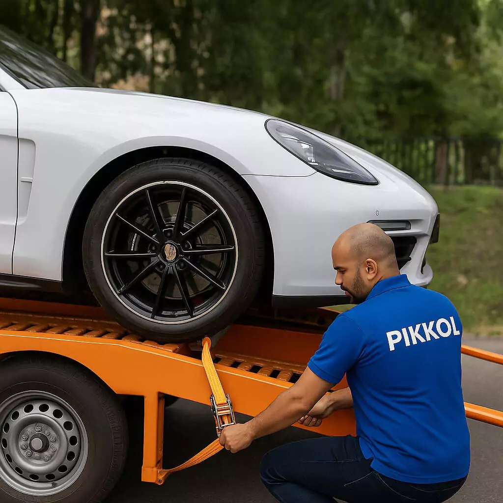 Vehicle shifting and transport services by Pikkol