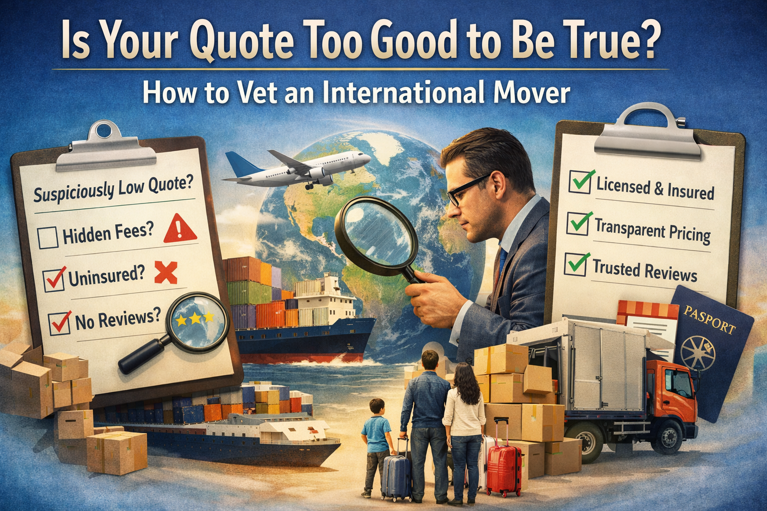How to vet an international mover and avoid misleading low-price relocation quotes